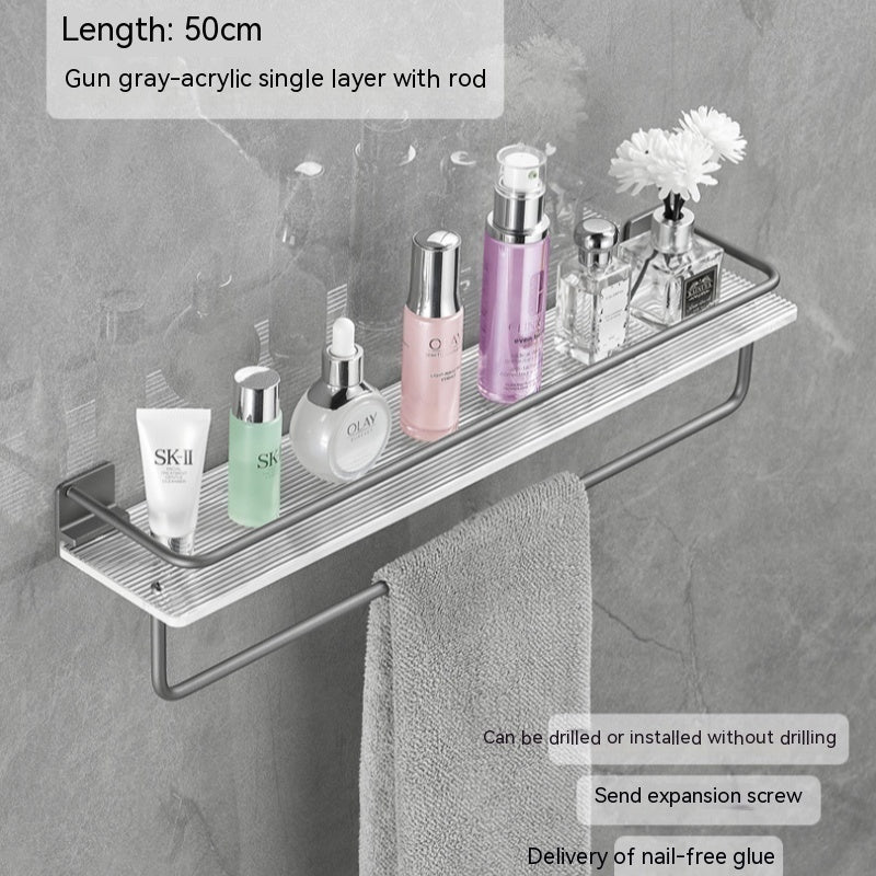 Acrylic Bathroom Storage Rack Bathroom Towels Storage Rack