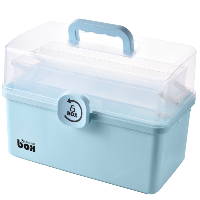 Household Medicine Storage Box Children's Large Capacity Portable Medicine Box