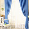 Star print perforated finished curtain