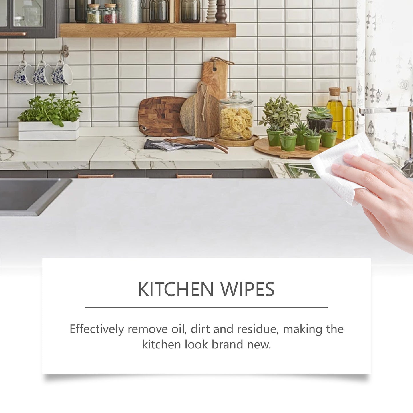 Kitchen Wipes Kitchen Countertop Stove Oven Multifunctional