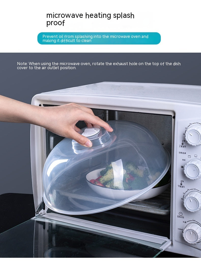 Food Splash-proof High Temperature Resistant Microwave Oven Cover By Heating