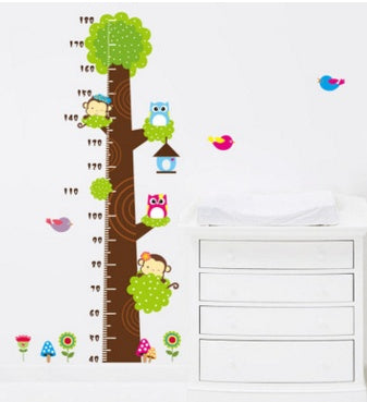 Bedroom Background Kindergarten Height Sticker