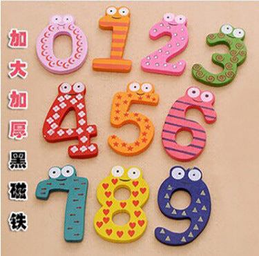 Early Education Supplies Letter Ornaments Wooden Letters Refridgerator Magnets With Symbol Number Refridgerator Magnets Magnetic Wooden