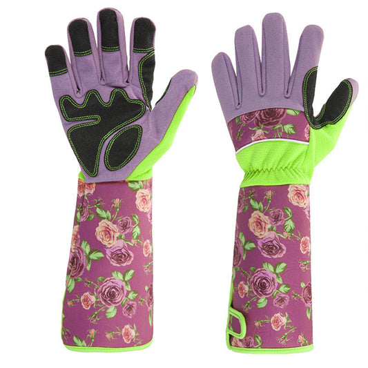 Long Tube Gardening Floral Stab-resistant Gloves