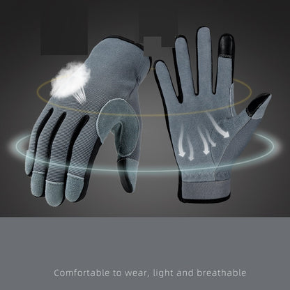 Deer Skin Two Layer Touch Screen Gardening Gloves