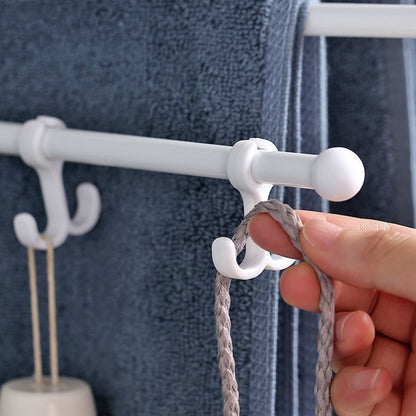 Perforation-free Multi-purpose Rotating Towel Rack For Household Products