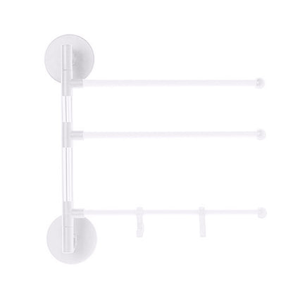 Perforation-free Multi-purpose Rotating Towel Rack For Household Products