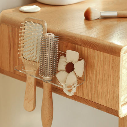 Bathroom Comb Stand Wall-mounted Punch-free Good-looking Bathroom Storage Rack