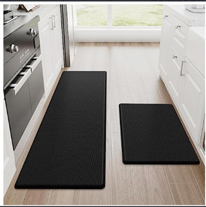 Kitchen Floor Mat Two-piece Set Of Non-slip, Waterproof And Easy To Scrub For Home, Kitchen