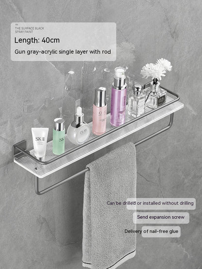 Acrylic Bathroom Storage Rack Bathroom Towels Storage Rack